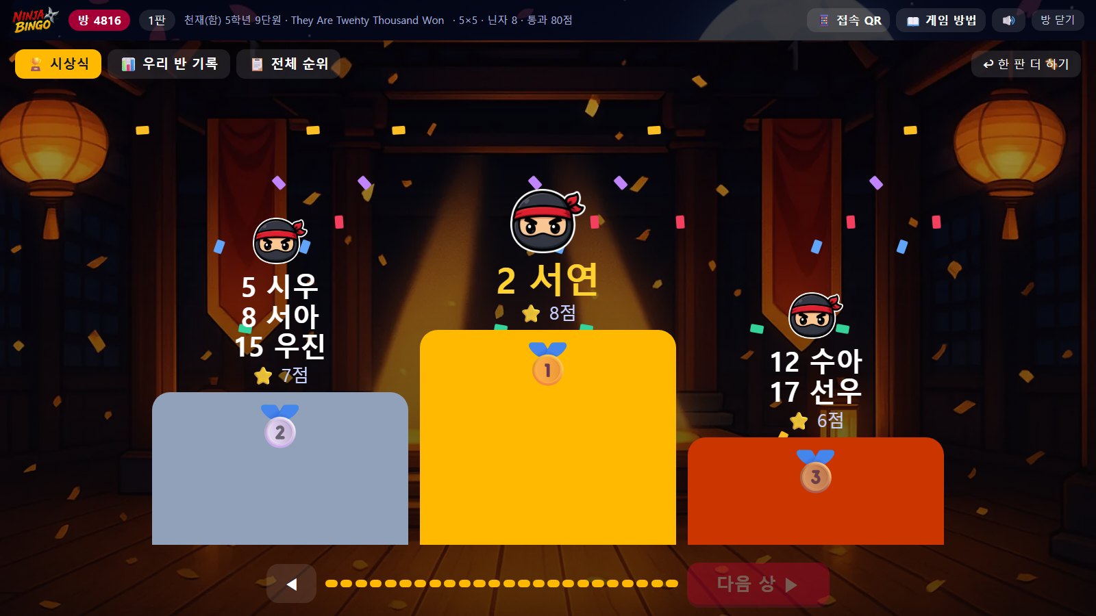 시상대